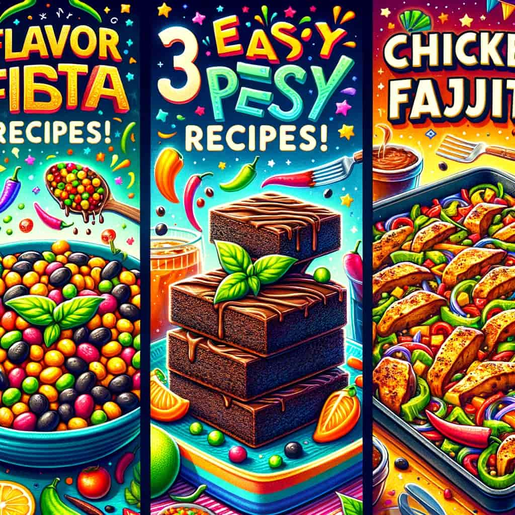 Flavor Fiesta: 3 Easy-Peasy Recipes!